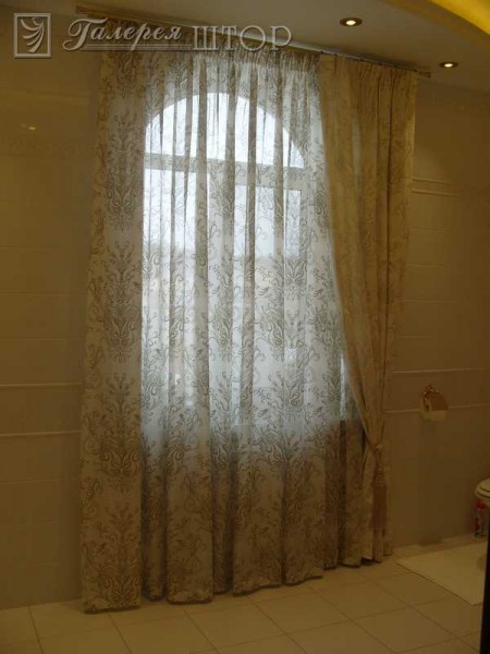 Классические шторы,Ванная комната